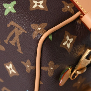 Like new LOUIS VUITTON Tyler Rocker Dop Kit Handbag Monogram Craggy M47069 Brown Used 4a008317