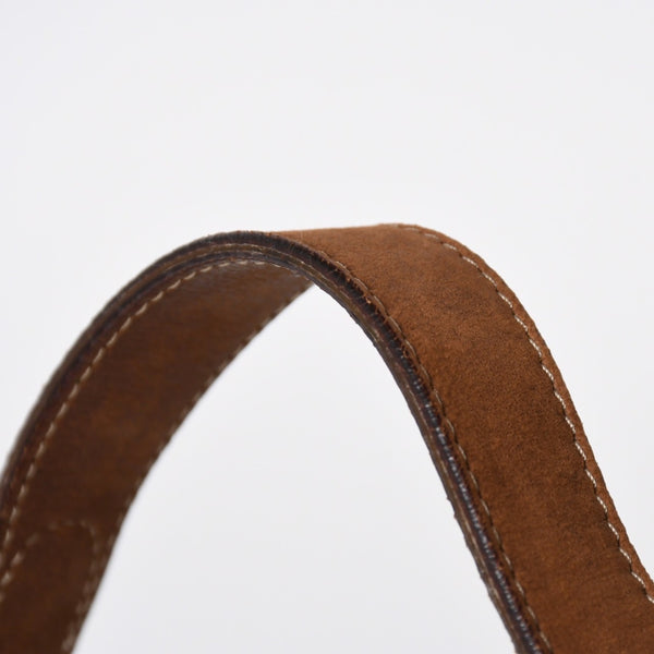 Very Good Condition Christian Dior Saddle Bag Trench Beige Marron Bobby Brown Gold Hardware RU 1002 Used 4a008348