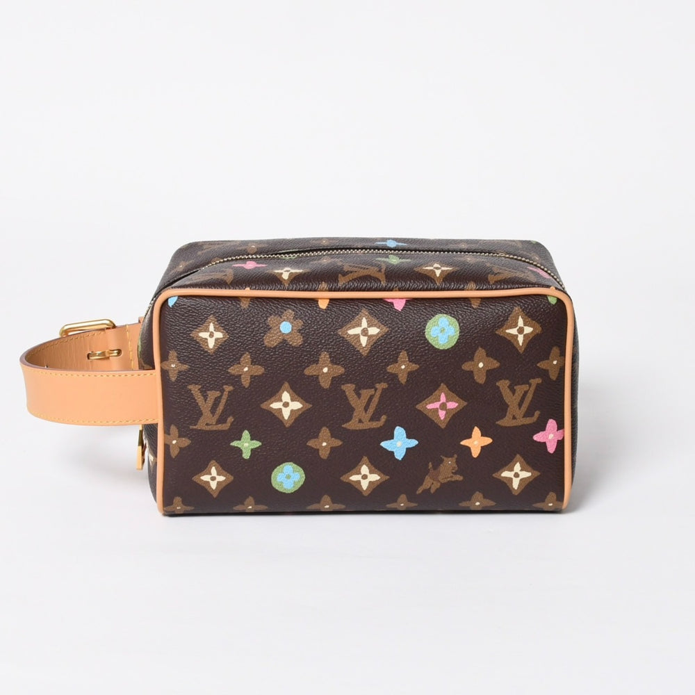 新品同様品LOUIS VUITTON ルイヴィトン タイラー ロッカードップキット ハンドバッグ モノグラムクラギー M47069 ブラウン 中古 4a008317