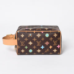 Like new LOUIS VUITTON Tyler Rocker Dop Kit Handbag Monogram Craggy M47069 Brown Used 4a008317
