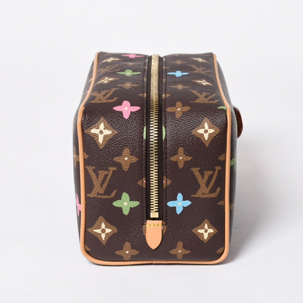 Like new LOUIS VUITTON Tyler Rocker Dop Kit Handbag Monogram Craggy M47069 Brown Used 4a008317