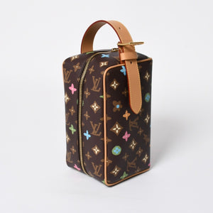 Like new LOUIS VUITTON Tyler Rocker Dop Kit Handbag Monogram Craggy M47069 Brown Used 4a008317