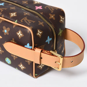 Like new LOUIS VUITTON Tyler Rocker Dop Kit Handbag Monogram Craggy M47069 Brown Used 4a008317