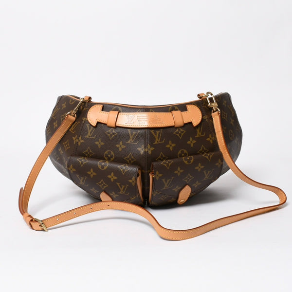 極美品 激レア LOUIS VUITTON × Vivienne Westwood ルイヴィトン ヴィヴィアンウエストウッド 7デザイナーズ バムバッグ 1996年 中古 4a008352