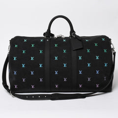 新品同様 LOUIS LVUITTON ルイヴィトン キーポル バンドリエール 50 ブランソンデニム ファレルコレクション マルチカラー M13966 中古 4a008316