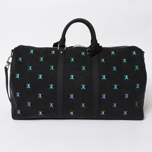 新品同様 LOUIS LVUITTON ルイヴィトン キーポル バンドリエール 50 ブランソンデニム ファレルコレクション マルチカラー M13966 中古 4a008316