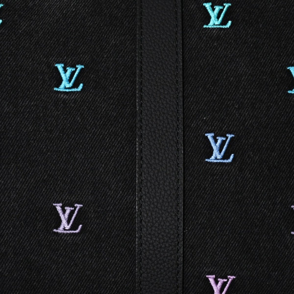 新品同様 LOUIS LVUITTON ルイヴィトン キーポル バンドリエール 50 ブランソンデニム ファレルコレクション マルチカラー M13966 中古 4a008316