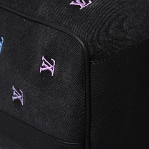 新品同様 LOUIS LVUITTON ルイヴィトン キーポル バンドリエール 50 ブランソンデニム ファレルコレクション マルチカラー M13966 中古 4a008316
