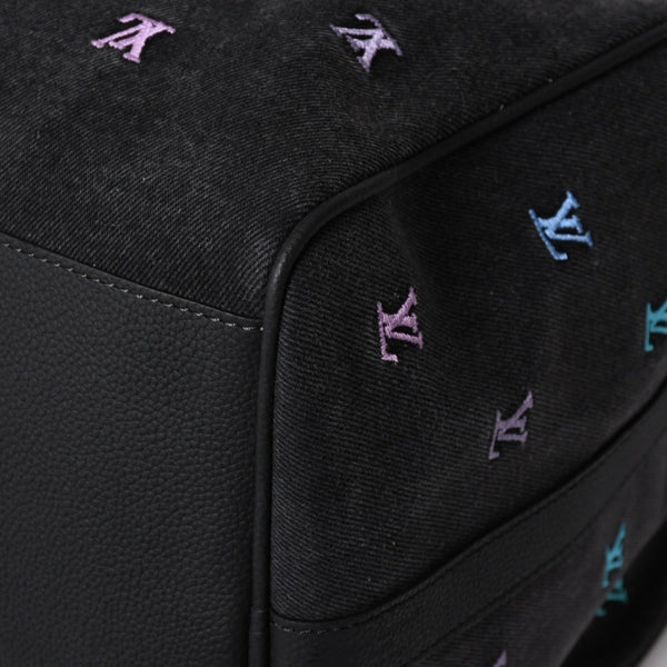 新品同様 LOUIS LVUITTON ルイヴィトン キーポル バンドリエール 50 ブランソンデニム ファレルコレクション マルチカラー M13966 中古 4a008316