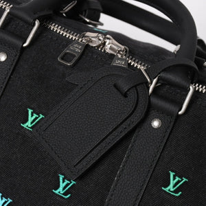 新品同様 LOUIS LVUITTON ルイヴィトン キーポル バンドリエール 50 ブランソンデニム ファレルコレクション マルチカラー M13966 中古 4a008316