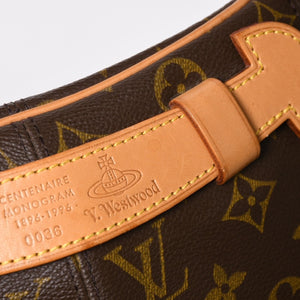 極美品 激レア LOUIS VUITTON × Vivienne Westwood ルイヴィトン ヴィヴィアンウエストウッド 7デザイナーズ バムバッグ 1996年 中古 4a008352