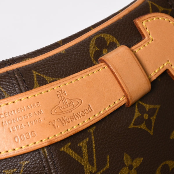 極美品 激レア LOUIS VUITTON × Vivienne Westwood ルイヴィトン ヴィヴィアンウエストウッド 7デザイナーズ バムバッグ 1996年 中古 4a008352