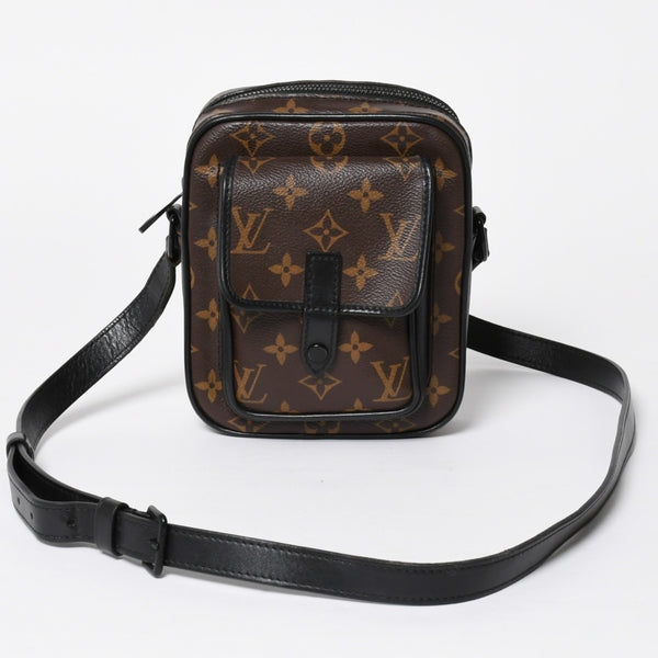 LOUIS VUITTON ルイヴィトン ショルダーバッグ バッグ ブラウン M69404 モノグラム・マカサー 美品 中古 4a008362