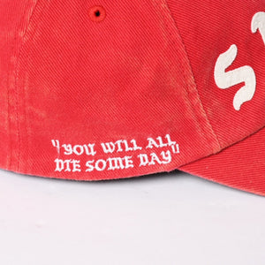 新品未使用 SAINT Mxxxxxx セントマイケル 6PANEL CAP/SAINT SM-HR3-0000-031 OSサイズ レッド グリーン キャップ 中古 4a008309