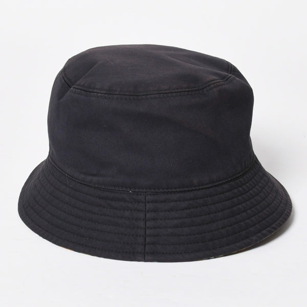 CHANEL シャネル ココマーク M24C バケットハット リバーシブル ココマーク コットン ブラック マルチカラー 美品 中古 4a008303