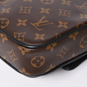 LOUIS VUITTON ルイヴィトン ショルダーバッグ バッグ ブラウン M69404 モノグラム・マカサー 美品 中古 4a008362