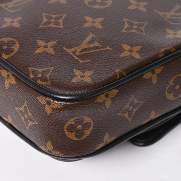 LOUIS VUITTON ルイヴィトン ショルダーバッグ バッグ ブラウン M69404 モノグラム・マカサー 美品 中古 4a008362