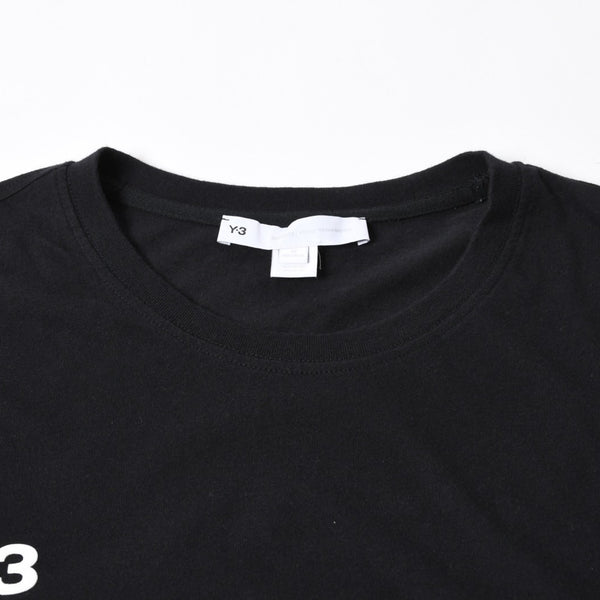 極美品 Y-3 ワイスリー U GRAPHIC SS TEE HT4730 Mサイズ ブラック ラバープリント YOHJI YAMAMOTO ヨウジヤマモト アディダス 中古 4a007822