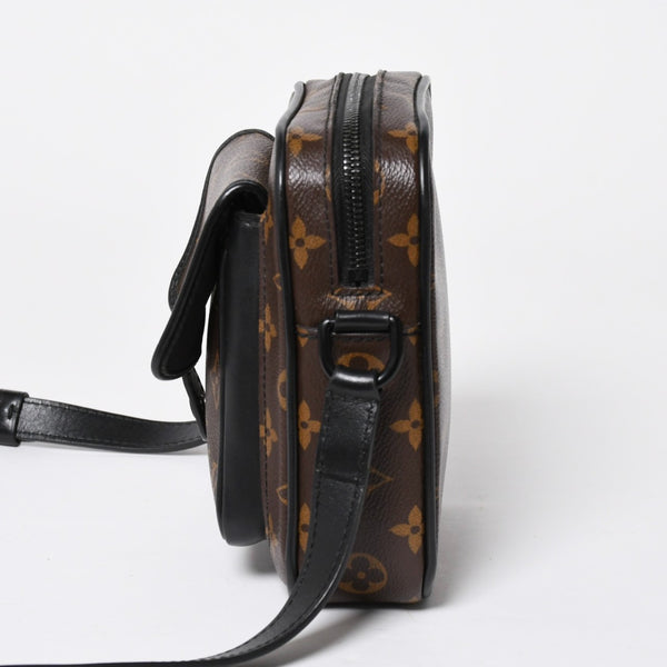 LOUIS VUITTON ルイヴィトン ショルダーバッグ バッグ ブラウン M69404 モノグラム・マカサー 美品 中古 4a008362