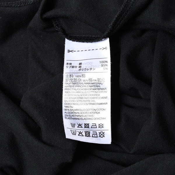 極美品 Y-3 ワイスリー U GRAPHIC SS TEE HT4730 Mサイズ ブラック ラバープリント YOHJI YAMAMOTO ヨウジヤマモト アディダス 中古 4a007822