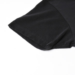 極美品 CHROME HEARTS クロムハーツ レディースプリントTシャツ Mサイズ CHプラス ヴァインダガー スクロールラベル ブラック 中古 4a008311