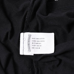 極美品 CHROME HEARTS クロムハーツ レディースプリントTシャツ Mサイズ CHプラス ヴァインダガー スクロールラベル ブラック 中古 4a008311