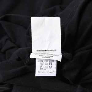 極美品 CHROME HEARTS クロムハーツ レディースプリントTシャツ Mサイズ CHプラス ヴァインダガー スクロールラベル ブラック 中古 4a008311
