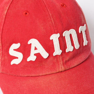 新品未使用 SAINT Mxxxxxx セントマイケル 6PANEL CAP/SAINT SM-HR3-0000-031 OSサイズ レッド グリーン キャップ 中古 4a008309