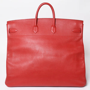 極美品 HERMES エルメス Haut a Courroies オータクロア55 ハンドバッグ アルデンヌ ルージュアッシュ ゴールド金具 ⚪︎U刻印 中古 4a008369