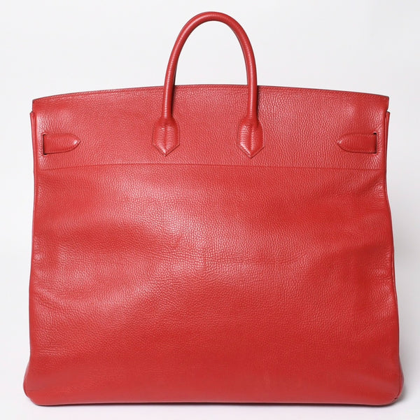 極美品 HERMES エルメス Haut a Courroies オータクロア55 ハンドバッグ アルデンヌ ルージュアッシュ ゴールド金具 ⚪︎U刻印 中古 4a008369