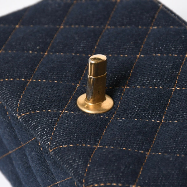 新品同様 CHANEL シャネル ミニマトラッセ20 Sフラップ Sチェーンショルダーバッグ A69900 ランダム番台 ココマーク デニム 中古 4a008875