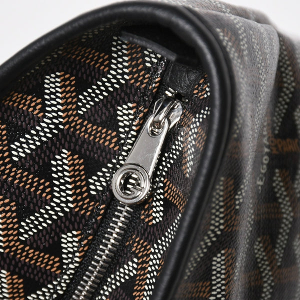 新品同様 GOYARD ゴヤール アルトワPM トートバッグ ゴヤールディンキャンバス シュヴロッシュカーフスキン ブラック 中古 4a008384