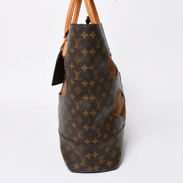 極美品 LOUIS VUITTON ルイヴィトン ウィズホールズ トートバッグ M40279 コムデギャルソン 川久保玲 2014 ゴールド金具 中古 4a008328
