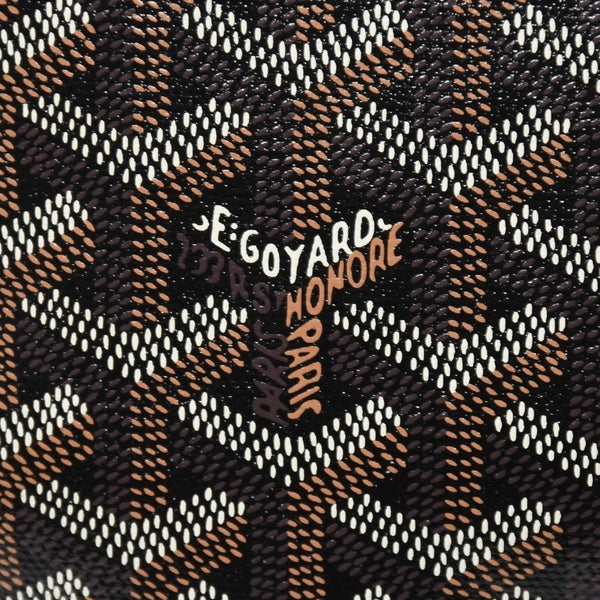 新品同様 GOYARD ゴヤール アルトワPM トートバッグ ゴヤールディンキャンバス シュヴロッシュカーフスキン ブラック 中古 4a008384