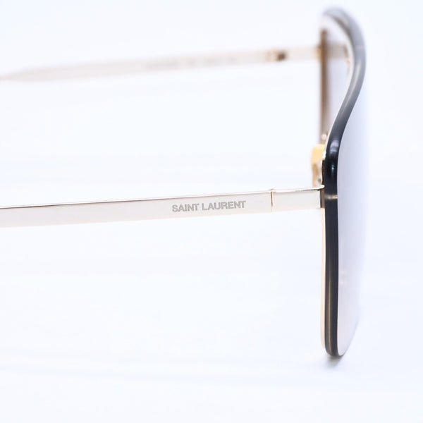 極美品 SAINT LAURENT サンローラン サングラス アイウェア ティアドロップ SL364 MASK 006 サイズ99◻︎01 140 ブラウン 中古 4a008438