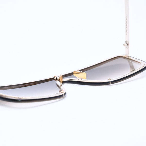 極美品 SAINT LAURENT サンローラン サングラス アイウェア ティアドロップ SL364 MASK 006 サイズ99◻︎01 140 ブラウン 中古 4a008438