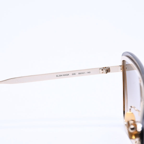 極美品 SAINT LAURENT サンローラン サングラス アイウェア ティアドロップ SL364 MASK 006 サイズ99◻︎01 140 ブラウン 中古 4a008438
