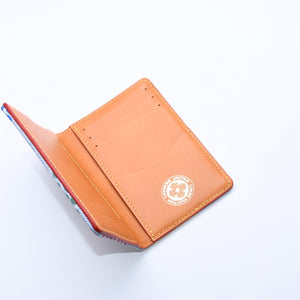 極美品 LOUIS VUITTON ルイヴィトン カードケース 2つ折り N00164 インディゴブルー イエロー ブルー オーガナイザードゥポッシュ 中古 4a008383