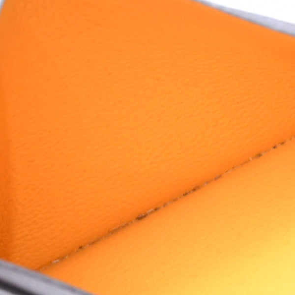 極美品 GOYARD ゴヤール サンシュルピス ヘリンボーン カードケース STSULPPMLTY51CL51X グレー PVC レザー 中古 4a008561