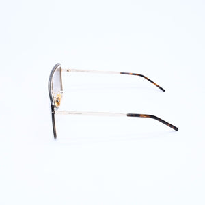極美品 SAINT LAURENT サンローラン サングラス アイウェア ティアドロップ SL364 MASK 006 サイズ99◻︎01 140 ブラウン 中古 4a008438