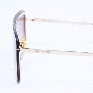極美品 SAINT LAURENT サンローラン サングラス アイウェア ティアドロップ SL364 MASK 006 サイズ99◻︎01 140 ブラウン 中古 4a008438