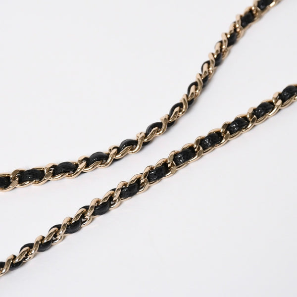 極美品 CHANEL シャネル トップハンドル 2WAYバッグ ランダム番台 ココマーク キャビアスキン ブラック ゴールド金具 中古 4a008331