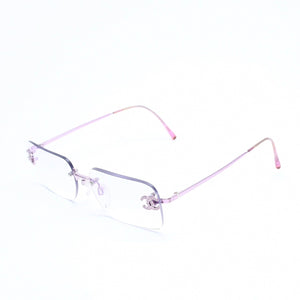 極美品 CHANEL シャネル リムレス サングラス アイウェア 2047-B c.220 サイズ58□16 130 ココマーク ラインストーン ピンク 中古 4a008449