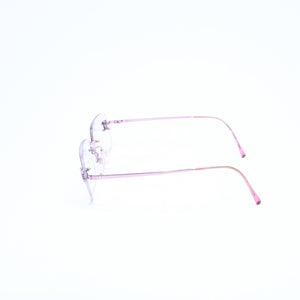 極美品 CHANEL シャネル リムレス サングラス アイウェア 2047-B c.220 サイズ58□16 130 ココマーク ラインストーン ピンク 中古 4a008449