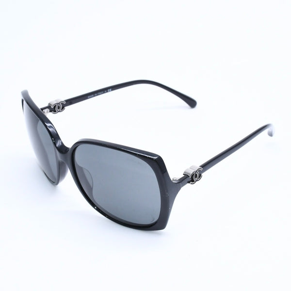 CHANEL シャネル サングラス アイウェア 5216-A c.501/3F サイズ61□16 135 ココマーク ブラック 美品 中古 4a008453