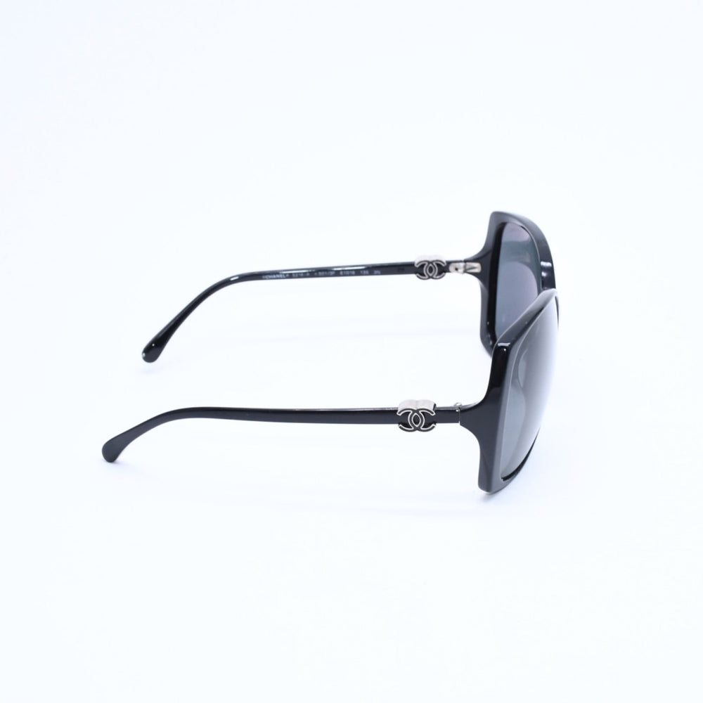 CHANEL シャネル サングラス アイウェア 5216-A c.501/3F サイズ61□16 135 ココマーク ブラック 美品 中古 4a008453