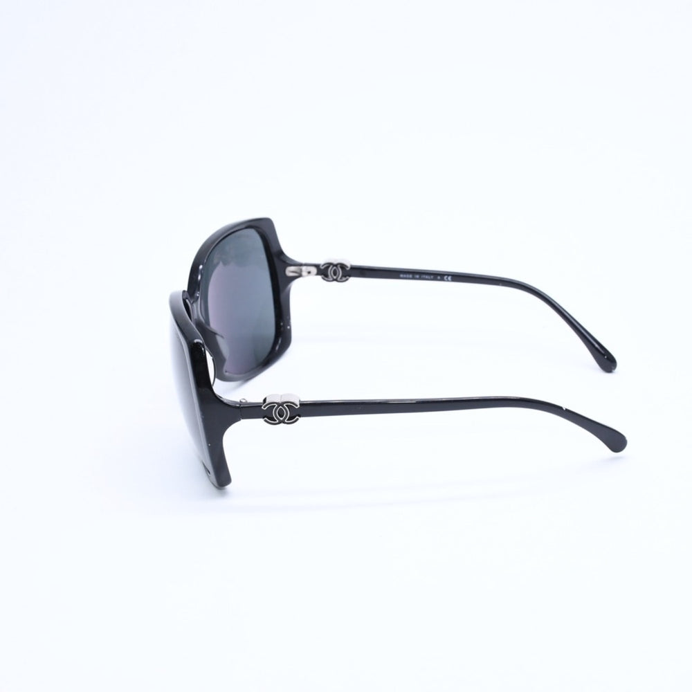 CHANEL シャネル サングラス アイウェア 5216-A c.501/3F サイズ61□16 135 ココマーク ブラック 美品 中古 4a008453