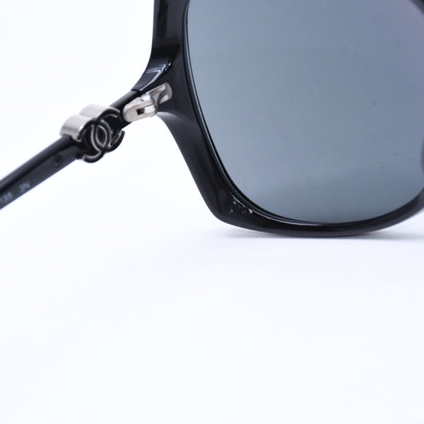 CHANEL シャネル サングラス アイウェア 5216-A c.501/3F サイズ61□16 135 ココマーク ブラック 美品 中古 4a008453