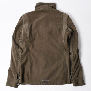 極美品 CHROME HEARTS クロムハーツ CHERRY BOMB チェリーボム ミリタリージャケット サイズXS クロスボール ピラミッド カーキ 中古 4a008424