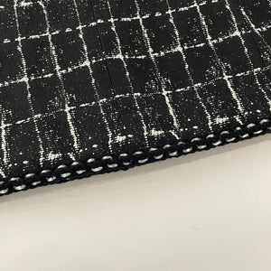 極美品 CHANEL シャネル ジャケット ノーカラージャケット ココマークボタン ブラック ホワイト P47857V34876 サイズ48 中古 4a008654
